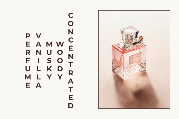 concentrated woody musky vanilla perfume