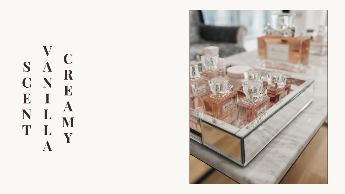 creamy vanilla scent