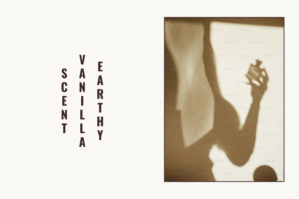 earthy vanilla scent