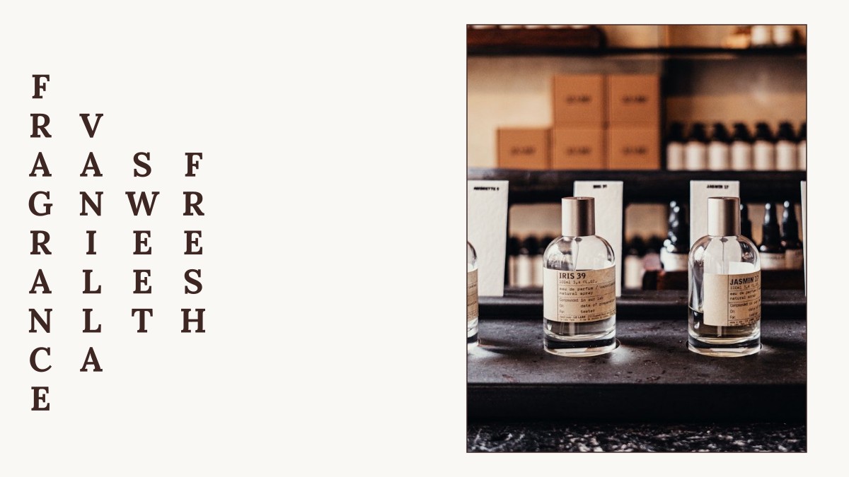 fresh sweet vanilla fragrance