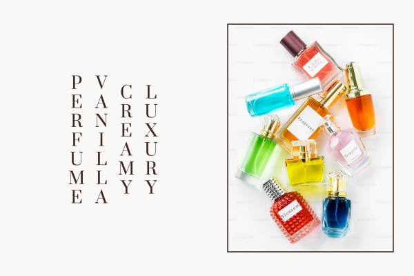 luxury creamy vanilla perfume