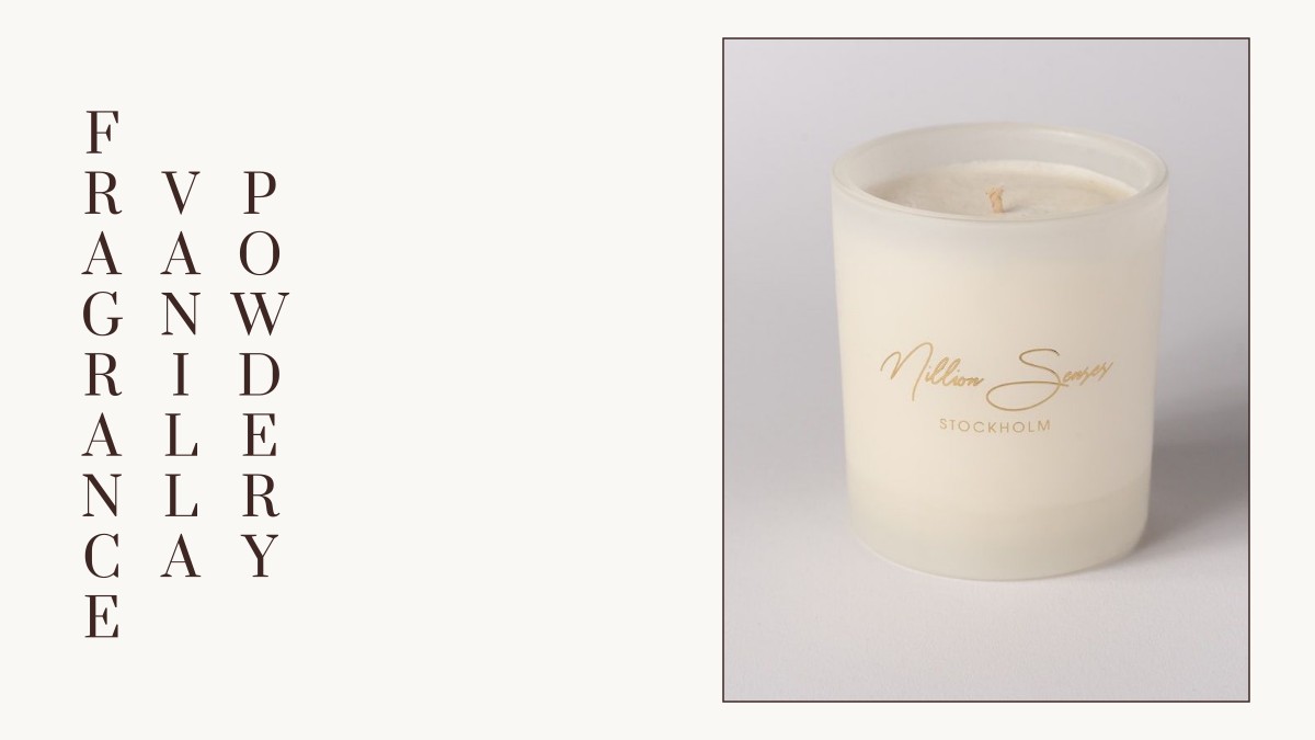 powdery vanilla fragrance
